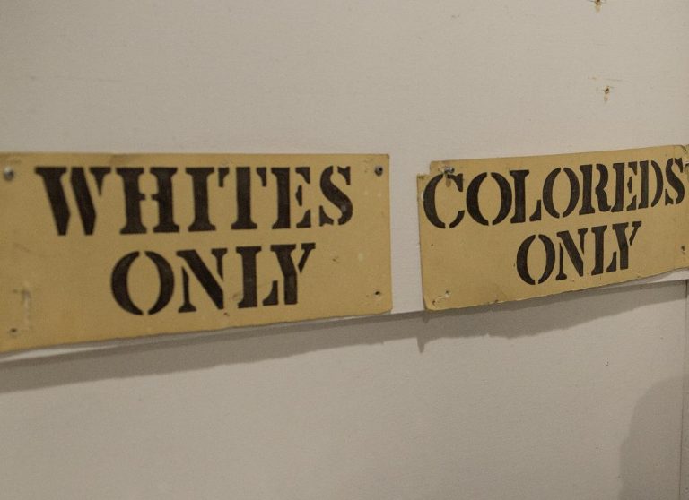 Whites only colored only AMOUR Getaways