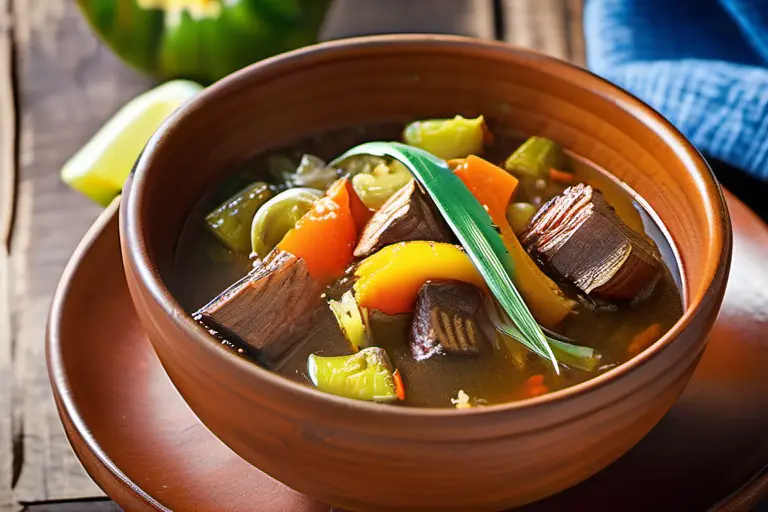 Goat water stew is rich and hearty with a great taste of the islands. 